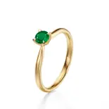 Pierścionek zaręczynowy z szmaragdem AJPZ_114 Pierścionek zaręczynowy z szmaragdem AJPZ_114